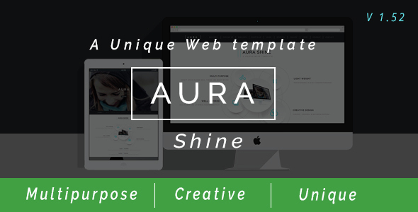Aura Shine - A Unique Multipurpose Muse Template
