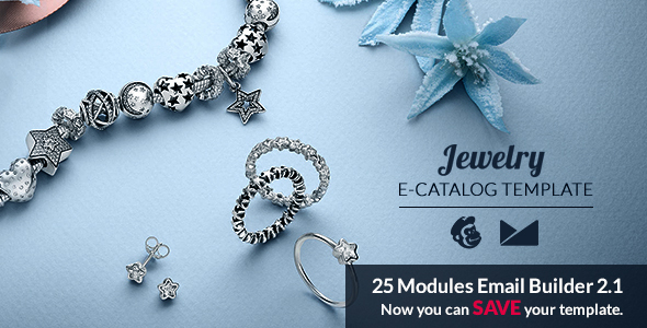 Jewelry Email Template + Online Emailbuilder 2.1