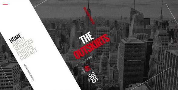 Product preview supplied for The Outskirts || Responsive Coming Soon Page