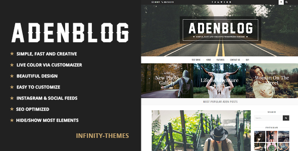 Aden - A WordPress Blog Theme listing image