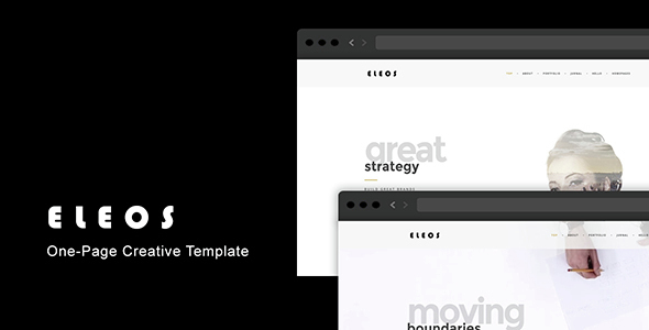 Preview image for Eleos - One-Page Creative Template