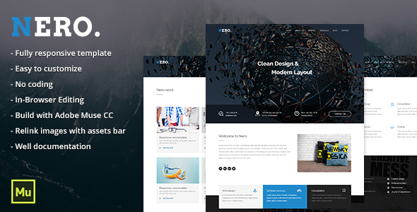 Nero - Responsive Portfolio and Multipurpose Template