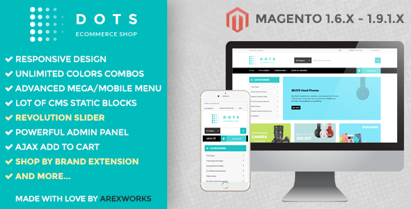 ARW Dots - Responsive Magento Theme