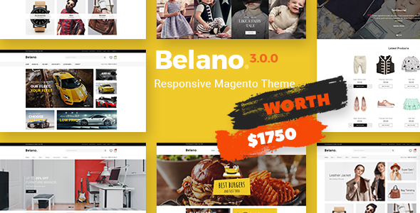 Belano - Magento 2 Themes product preview