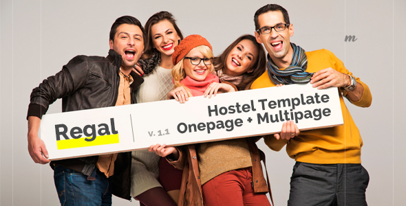 Regal - Hostel Template product preview