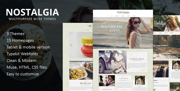 Nostalgia Multipurpose Muse Template