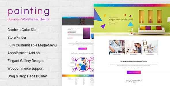 Paint - Painting Company WordPress Theme