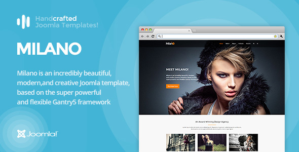 Preview image for IT Milano - Gantry 5, Photography & Portfolio Joomla Template
