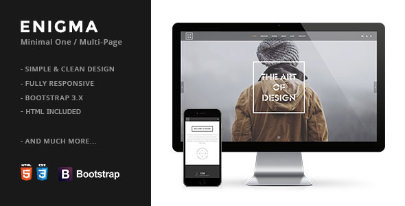 Enigma | Creative Responsive Minimal Drupal 7.6 Themes