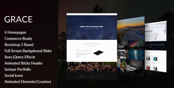 Grace - Creative Multipurpose Drupal 7 Theme