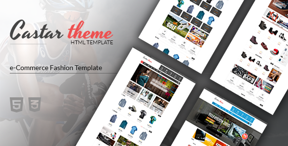 Castar - Fashion eCommerce HTML Template product preview