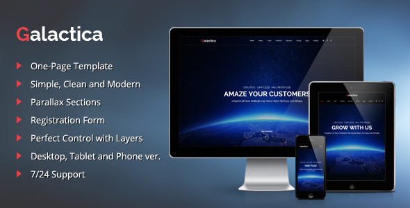 Galactica - Creative Multi-purpose Muse Template