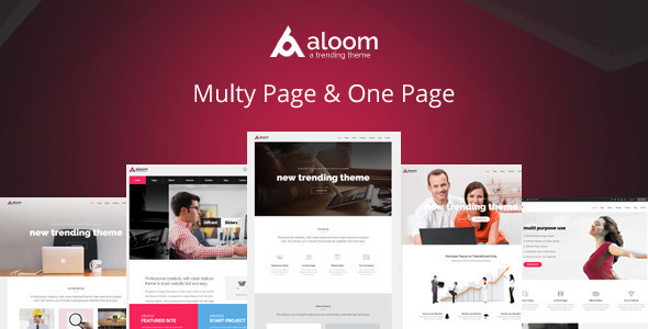 Aloom - Responsive MultiPurpose Drupal 7 Theme product preview