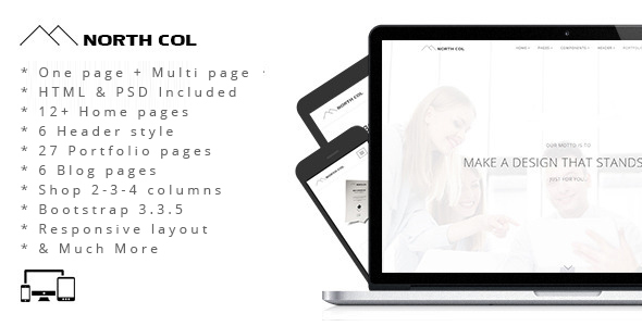 North Col - MultiPurpose Drupal 7 Theme