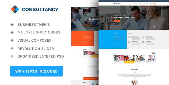 Preview image for Consultancy - WP Consultancy & Business Theme