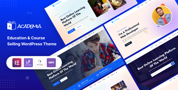 Preview image for Academia - Education WordPress Theme