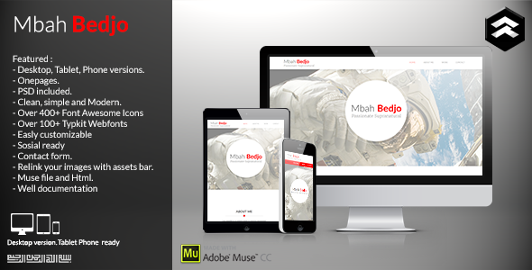 Mbah Bedjo - CV Resume Muse Template