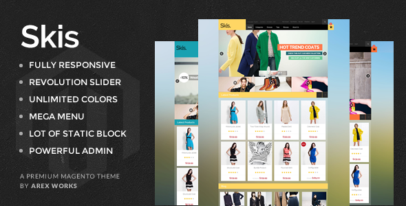 AM Skis - Multi Purpose Magento Theme