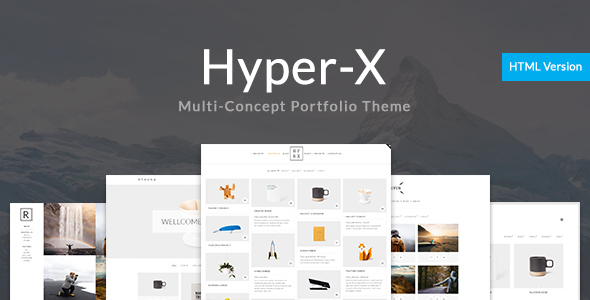 Product preview supplied for HyperX - Portfolio for Freelancers & Agencies