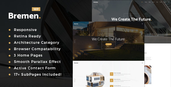 Bremen - Architecture & Interior Design WordPress Theme listing image