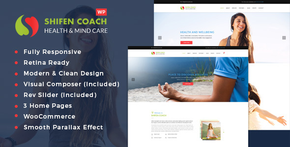 Shifen Coach - Personal Development Coach WordPress Theme product preview