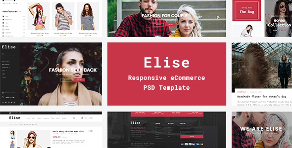 Elise | Ecommerce PSD Theme