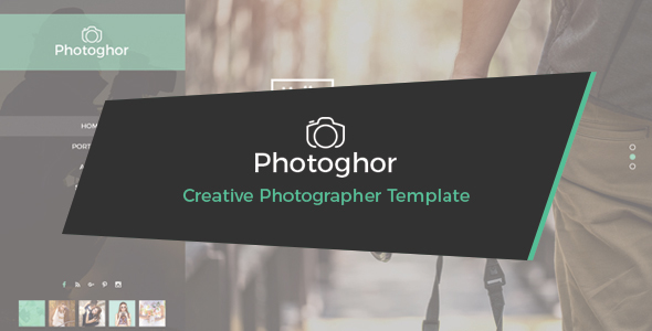 Photoghor - Creative Photographer PSD Template