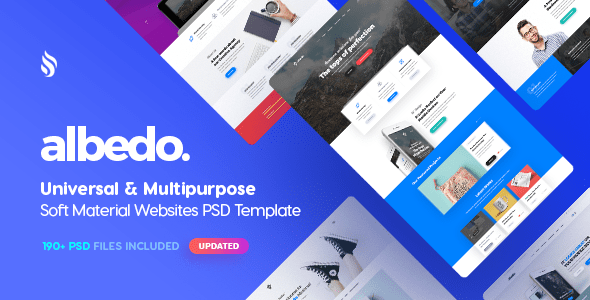Albedo - Universal and Multipurpose Soft Material PSD Template product preview