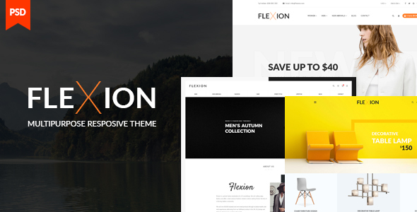 Flexion II - eCommerce & CMS PSD Templates