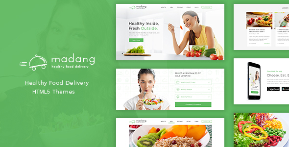 Madang - Healthy Food Delivery HTML5 Template product preview