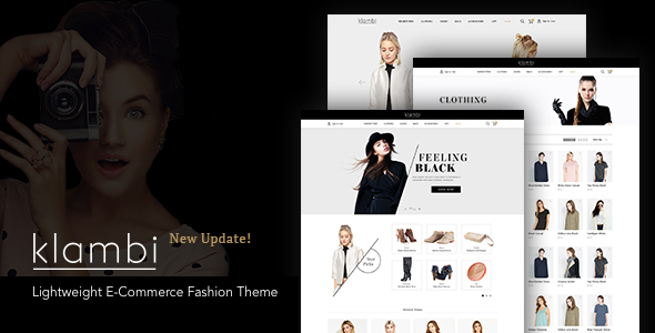 Klambi - Lightweight E-Commerce Fashion Theme product preview