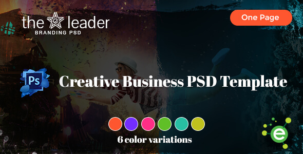 The Leader - Creative Business PSD Template