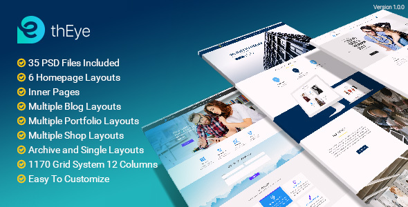 thEye | Multi-Purpose PSD Template