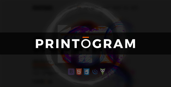 Printogram — HTML Template product preview