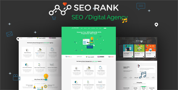 SEO Rank - PSD Template