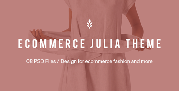 Julia – Ecommerce PSD Template