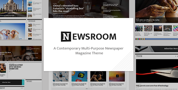 Newsroom - Newspaper  WordPress Theme