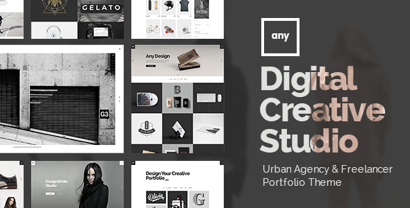 Product preview supplied for Any - Freelancer Portfolio WordPress Theme