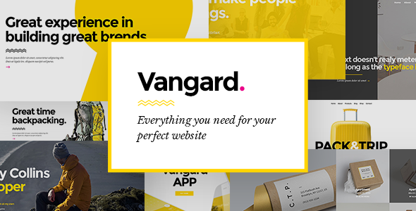 Vangard - A WordPress Theme for Freelancers and Agencies