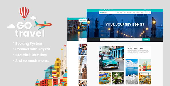 GoTravel - Travel Agency WordPress Theme