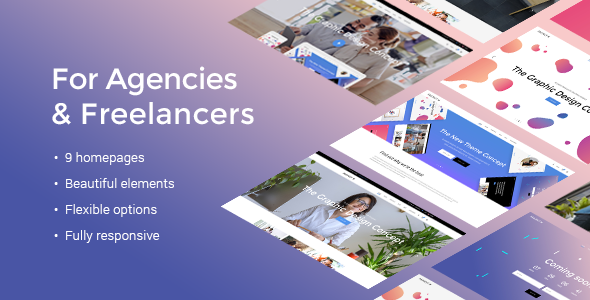 Preview image for Fuzion - Design Agency WordPress Theme