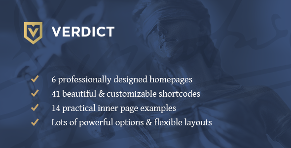 Preview image for Verdict - Lawyer WordPress Theme