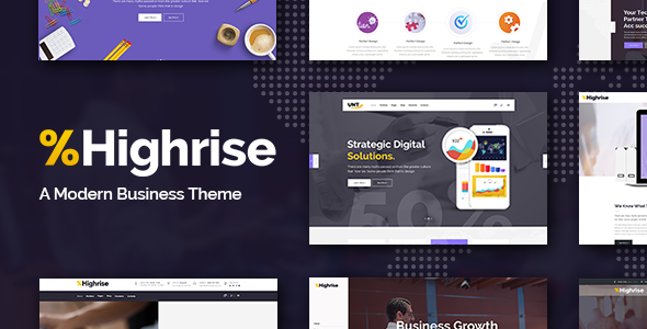 Highrise - Business Company WordPress Theme