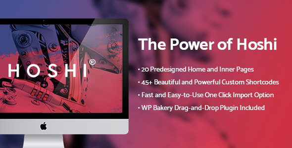 Hoshi - Digital Agency WordPress Theme