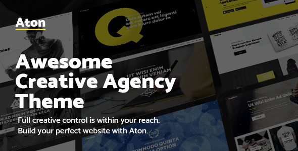 Aton - Modern Creative Design Agency WordPress Theme
