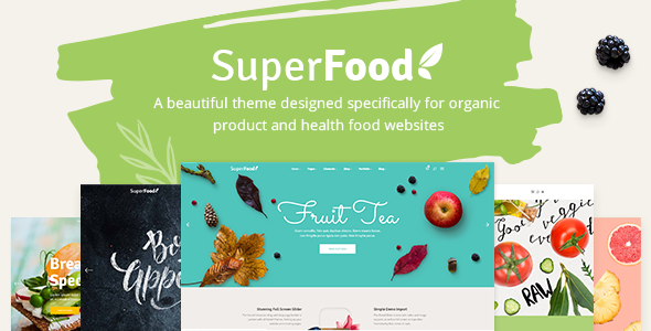 Superfood - Organic Food Products WordPress Theme
