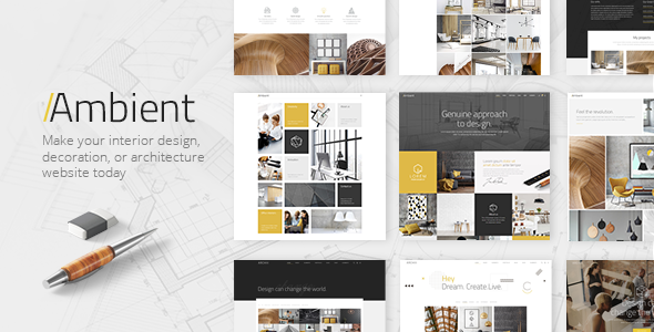 Ambient - Modern Interior Design and Decoration WordPress Theme listing image