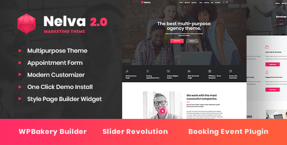 Preview image for Nelva - Corporate WordPress Theme