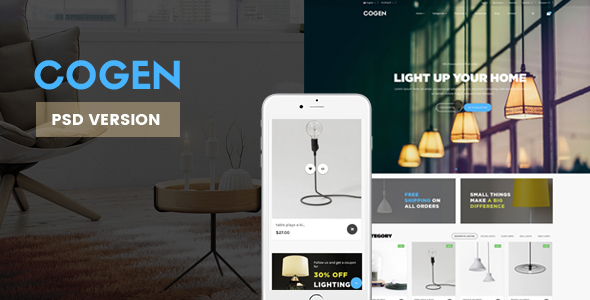 Leo Cogen - eCommerce PSD Template product preview