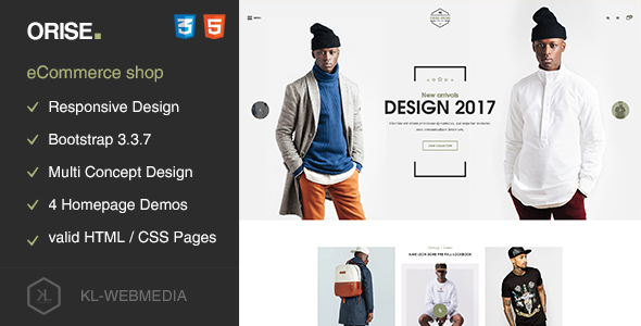 Orise - Mutli-Concept eCommerce HTML5 Template listing image